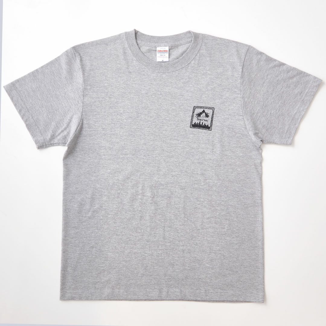 PHABLIC × UUU コラボ 限定Tシャツ グレー Fat Witch New York ブラウニーTシャツ(杢グレー) 1枚 | New York Bakery